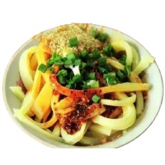 荣昌麻，姜、葱、蒜香味黄凉粉