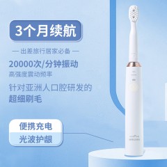 日本原装纳米蓝光+635纳米红光 智能定时换区提醒纳米牙刷