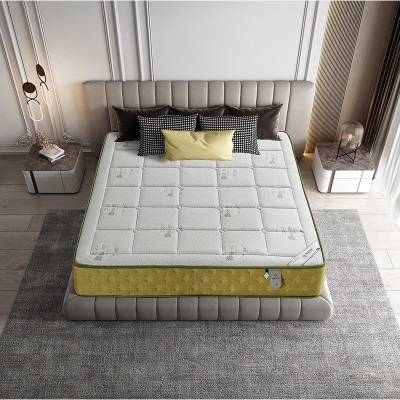 乳胶艾草纤维床垫高端卧室1.8米双人弹簧舒适床垫厚度22厘米
