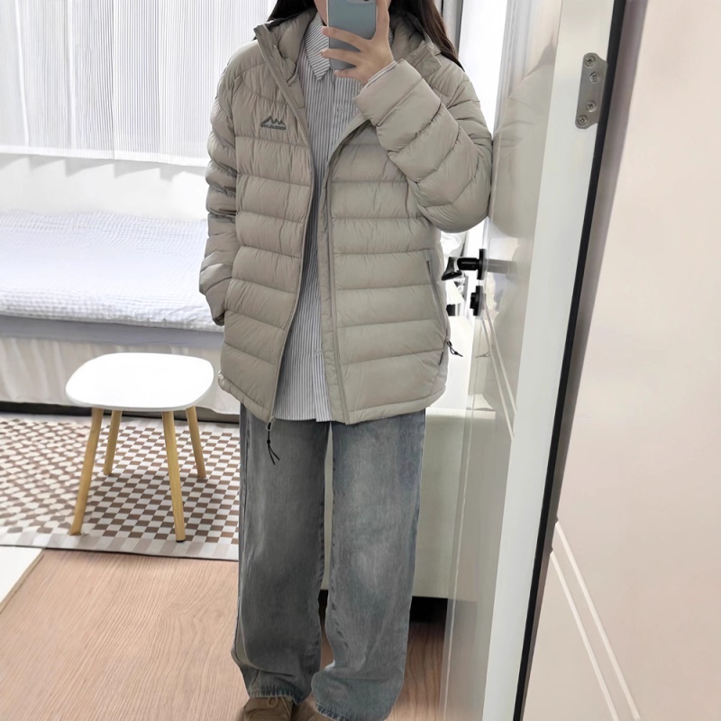 排骨轻薄90白鹅绒服女2026秋冬新款休闲连帽鹅绒短款外套男女同款