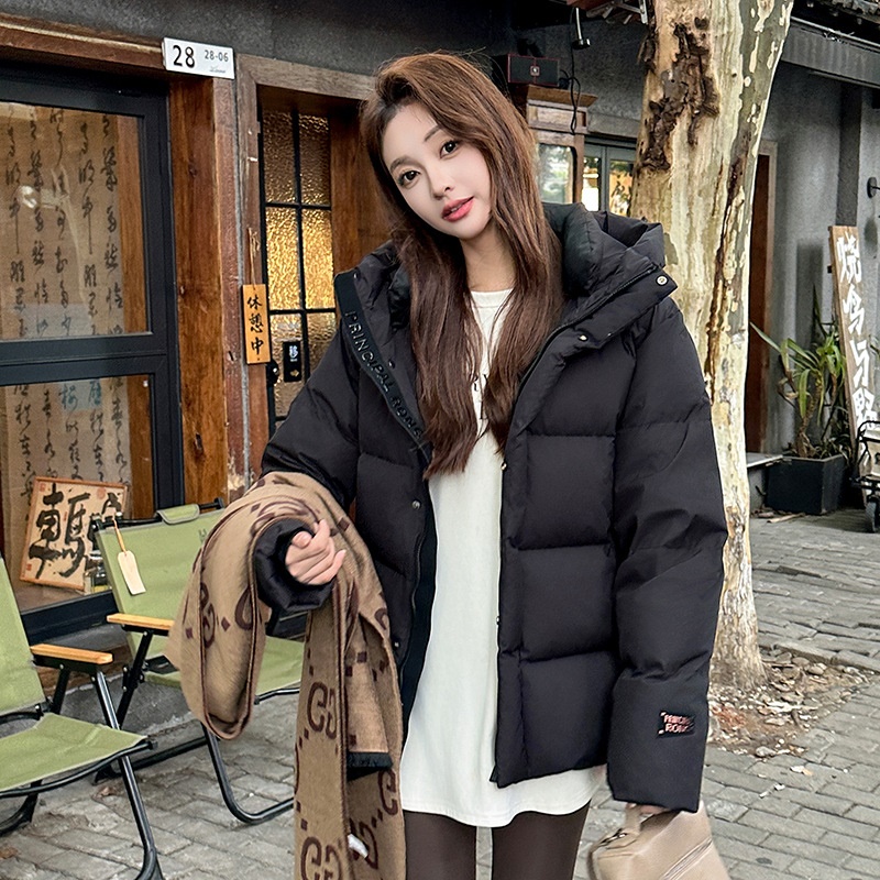 爆款黑色短款 鹅绒服女2026新款金铠甲5.0男女同款东北极寒外套冬