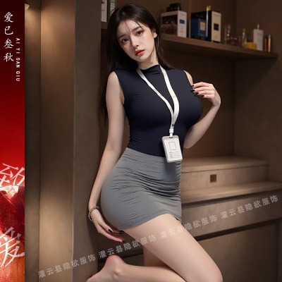 情趣内衣性感制服禁欲系秘书装大码后妈裙纯欲角色扮演OL包臀套装