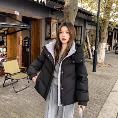 反季新国标90鹅绒服2026新款爆款鹅绒服女短款小个子冬加厚外套