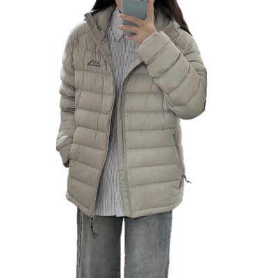 排骨轻薄90白鹅绒服女2026秋冬新款休闲连帽鹅绒短款外套男女同款