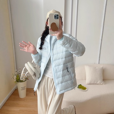 排骨轻薄90白鹅绒服女2026秋冬新款休闲连帽鹅绒短款外套男女同款