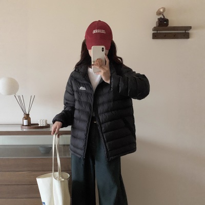 排骨轻薄90白鹅绒服女2026秋冬新款休闲连帽鹅绒短款外套男女同款