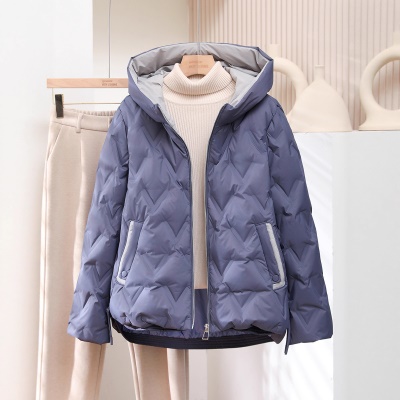 鹅绒服短款2026冬季韩版宽松显瘦90白鹅绒中轻保暖连帽轻薄外套潮