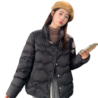 90白鹅绒轻薄鹅绒服女短款2026冬新款韩版高级感简约立领保暖外套