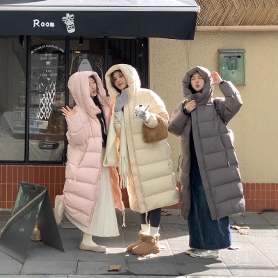 爆款90鹅绒服女冬季2026新款中长款白鹅绒超好看今年流行时尚长款