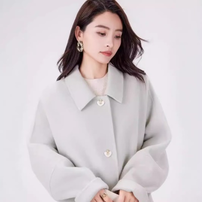 冬季外套女纯羊毛大衣羊绒女双面毛呢小个子穿搭新款2024新款