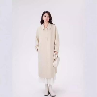 冬季外套女纯羊毛大衣羊绒女双面毛呢小个子穿搭新款2024新款