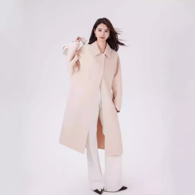 冬季外套女纯羊毛大衣羊绒女双面毛呢小个子穿搭新款2024新款