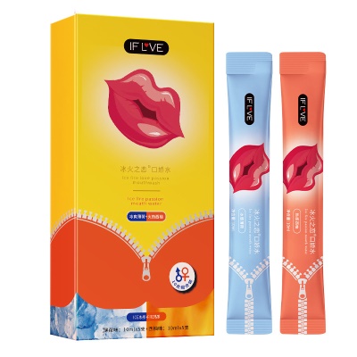 交悦冰火之恋女用漱口水口娇水情趣口爱调情用品成人两重天冰爽